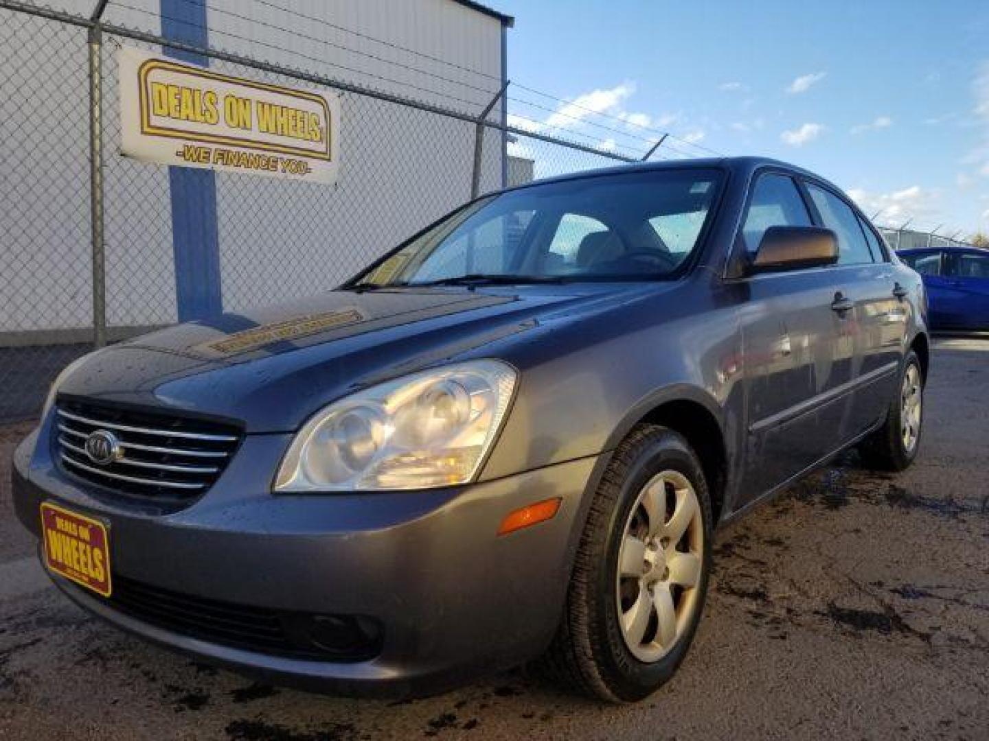 2008 Kia Optima LX (KNAGE123485) with an 2.4L L4 DOHC 16V engine, 4-Speed Automatic transmission, located at 1800 West Broadway, Missoula, 59808, (406) 543-1986, 46.881348, -114.023628 - Photo#0