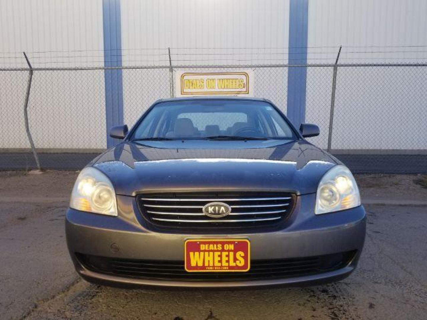 2008 Kia Optima LX (KNAGE123485) with an 2.4L L4 DOHC 16V engine, 4-Speed Automatic transmission, located at 1800 West Broadway, Missoula, 59808, (406) 543-1986, 46.881348, -114.023628 - Photo#1