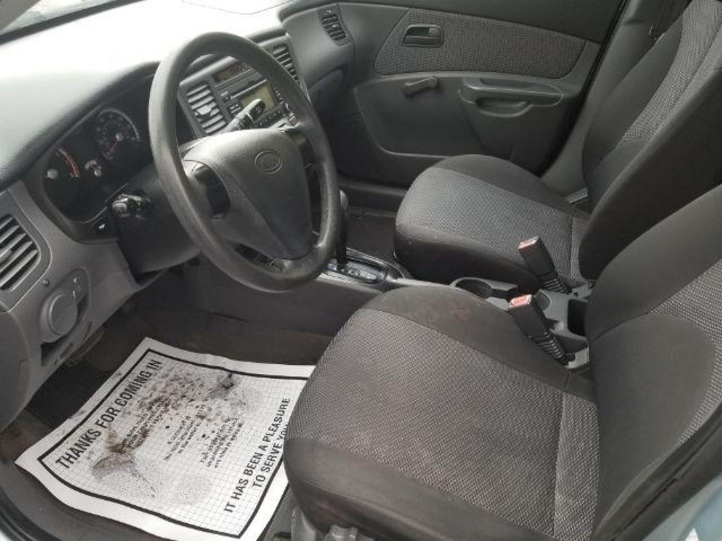 2009 Kia Rio Base (KNADE223296) with an 1.6L L4 DOHC 16V engine, Automatic transmission, located at 1800 West Broadway, Missoula, 59808, (406) 543-1986, 46.881348, -114.023628 - Photo#7