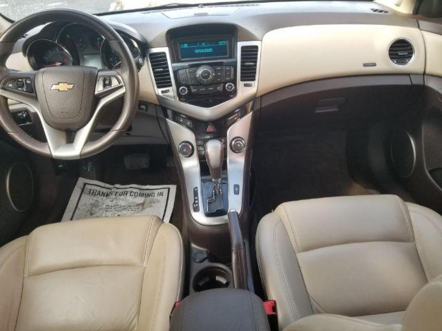 2012 Chevrolet Cruze LTZ (1G1PH5SCXC7) with an Ecotec 1.4L I-4 DOHC engine, located at 1800 West Broadway, Missoula, 59808, (406) 543-1986, 46.881348, -114.023628 - Photo#11