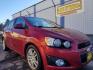2012 Victory Red Chevrolet Sonic 2LT Sedan (1G1JC5SH9C4) with an 1.8L L4 DOHC 24V engine, 6-Speed Automatic transmission, located at 1821 N Montana Ave., Helena, MT, 59601, (406) 422-1031, 0.000000, 0.000000 - Photo#2