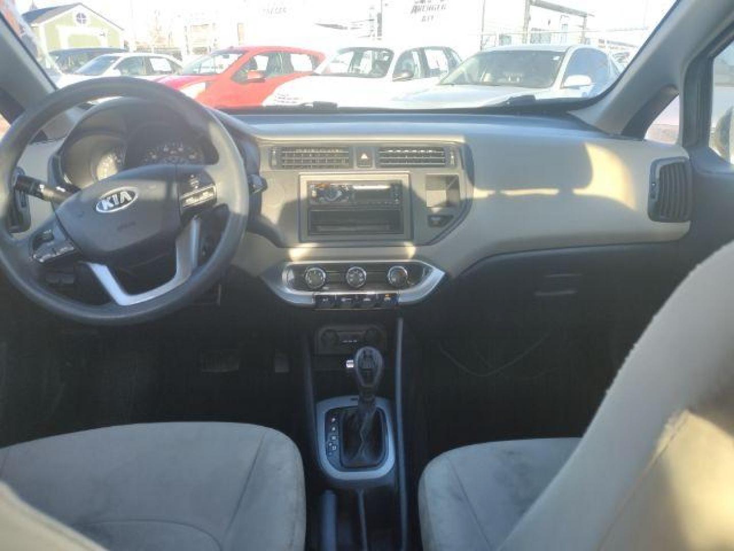 2013 Aurora Black Pearl Kia Rio LX (KNADM4A33D6) with an 1.6L L4 DOHC 16V engine, located at 4801 10th Ave S,, Great Falls, MT, 59405, 0.000000, 0.000000 - Photo#1