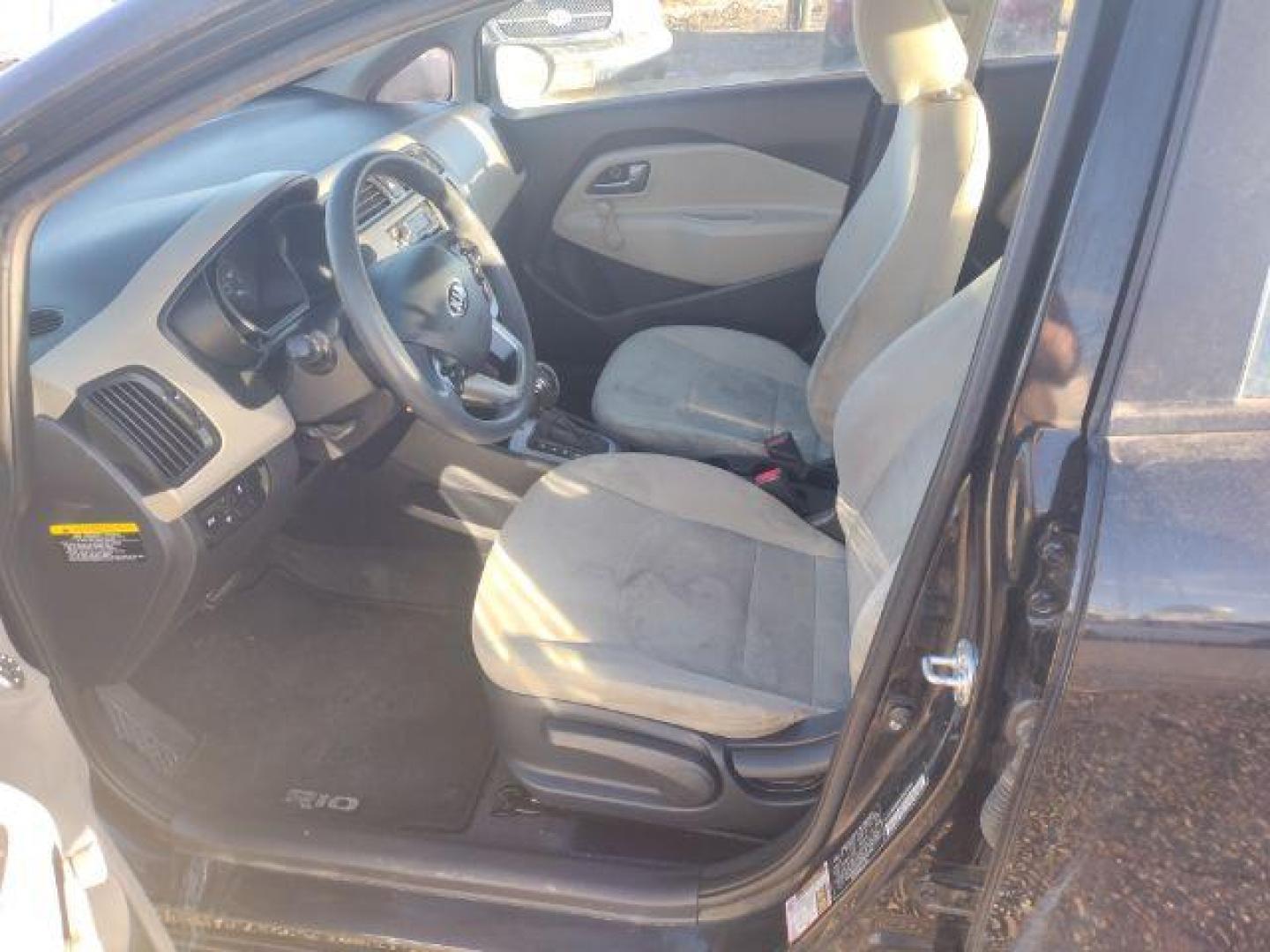 2013 Aurora Black Pearl Kia Rio LX (KNADM4A33D6) with an 1.6L L4 DOHC 16V engine, located at 4801 10th Ave S,, Great Falls, MT, 59405, 0.000000, 0.000000 - Photo#8