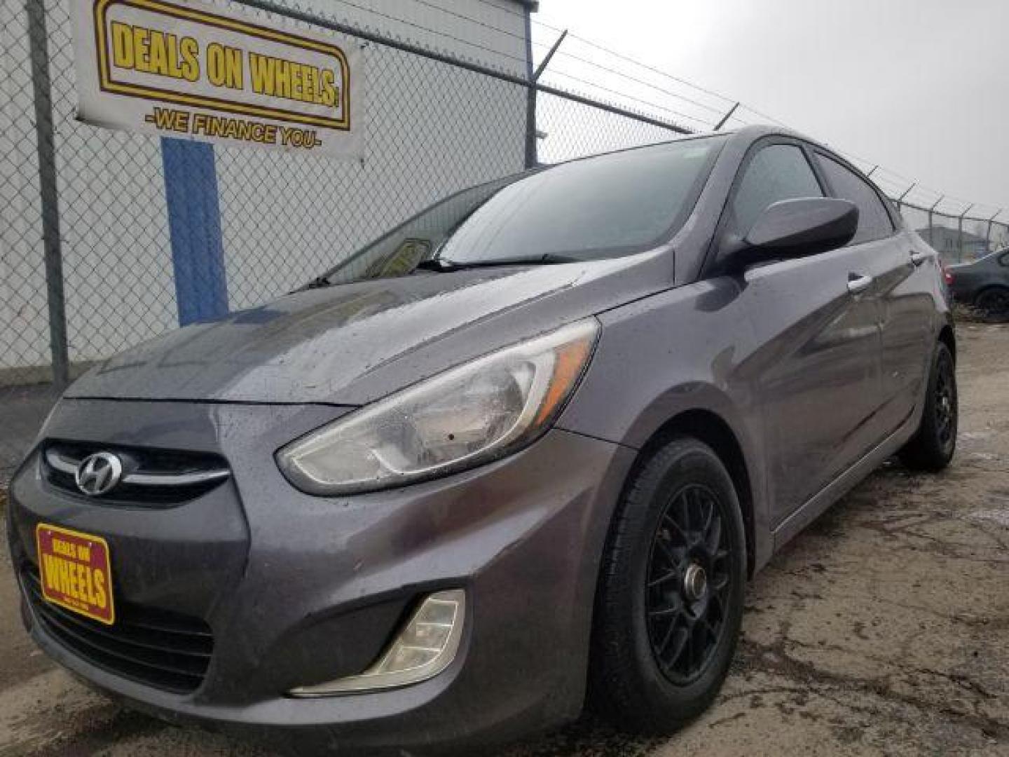 2015 Hyundai Accent GLS 4-Door 6A (KMHCT4AE3FU) with an 1.6L L4 DOHC 16V engine, 6-Speed Automatic transmission, located at 1800 West Broadway, Missoula, 59808, (406) 543-1986, 46.881348, -114.023628 - Photo#0