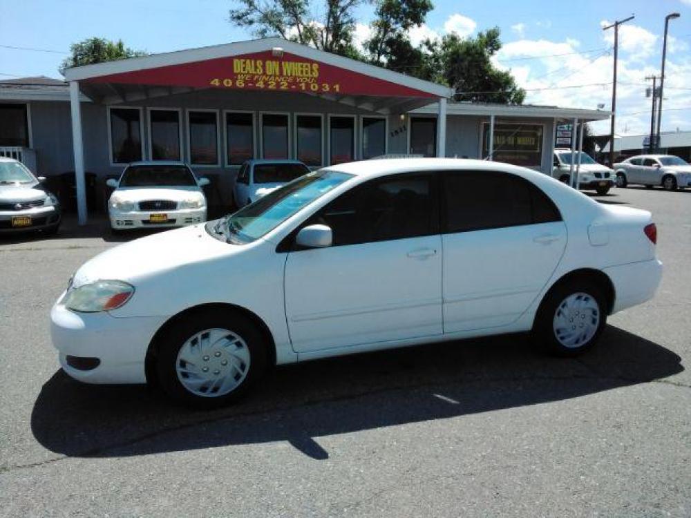 2008 Super White Toyota Corolla LE (1NXBR32E28Z) with an 1.8L L4 DOHC 16V engine, located at 1821 N Montana Ave, Helena, MT, 59601, (406) 543-1986, 46.603153, -112.020531 - Photo #0