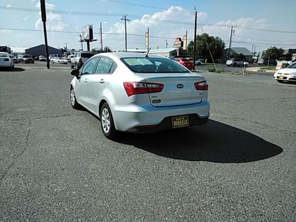2017 Bright Silver Kia Rio LX 6A (KNADM4A30H6) with an 1.6L L4 DOHC 16V engine, 6-Speed Automatic transmission, located at 1821 N Montana Ave, Helena, MT, 59601, (406) 543-1986, 46.603153, -112.020531 - Photo #2