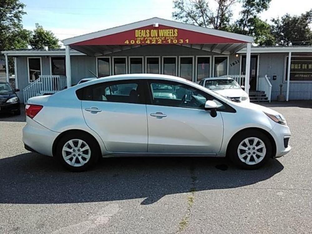 2017 Bright Silver Kia Rio LX 6A (KNADM4A30H6) with an 1.6L L4 DOHC 16V engine, 6-Speed Automatic transmission, located at 1821 N Montana Ave, Helena, MT, 59601, (406) 543-1986, 46.603153, -112.020531 - Photo #0
