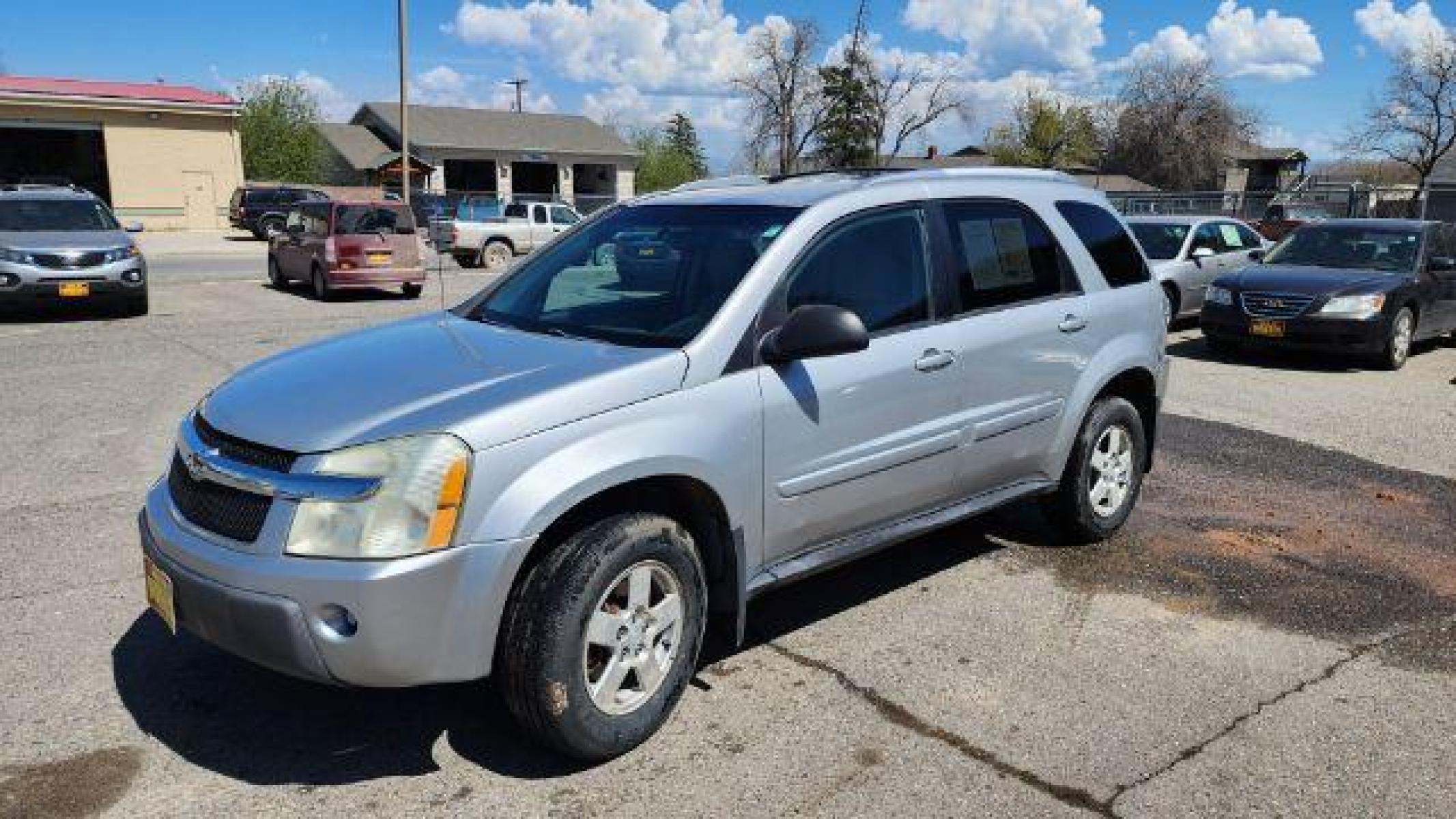 2005 Galaxy Silver Metall /Light Gray Cloth Int Chevrolet Equinox LT AWD (2CNDL73F756) with an 3.4L V6 OHV 12V engine, 5-Speed Automatic transmission, located at 1821 N Montana Ave, Helena, MT, 59601, (406) 422-1031, 46.603447, -112.022781 - Photo #0