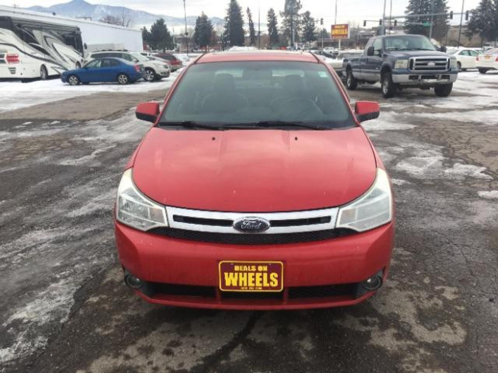 2008 Ford Focus SES Sedan (1FAHP35N48W) with an 2.0L L4 DOHC 16V engine, located at 1821 N Montana Ave, Helena, MT, 59601, (406) 543-1986, 46.603153, -112.020531 - Photo #1