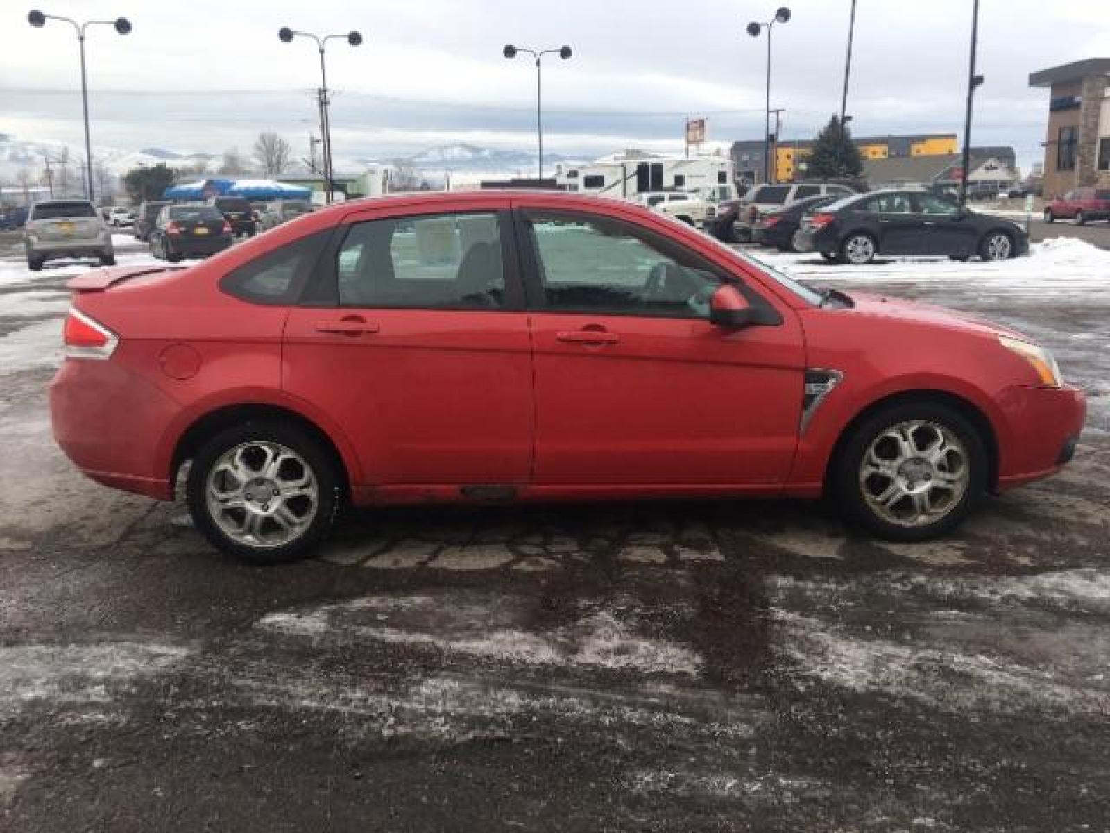 2008 Ford Focus SES Sedan (1FAHP35N48W) with an 2.0L L4 DOHC 16V engine, located at 1821 N Montana Ave, Helena, MT, 59601, (406) 543-1986, 46.603153, -112.020531 - Photo #2