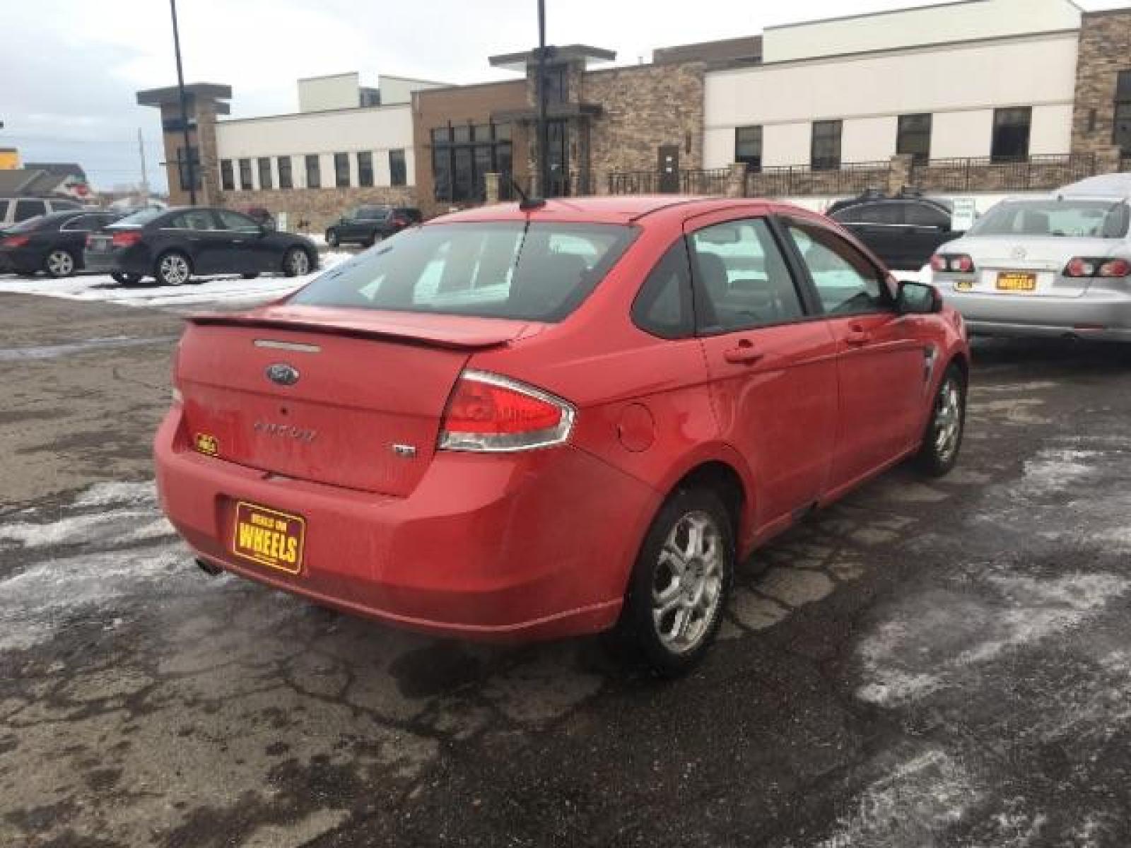 2008 Ford Focus SES Sedan (1FAHP35N48W) with an 2.0L L4 DOHC 16V engine, located at 1821 N Montana Ave, Helena, MT, 59601, (406) 543-1986, 46.603153, -112.020531 - Photo #3