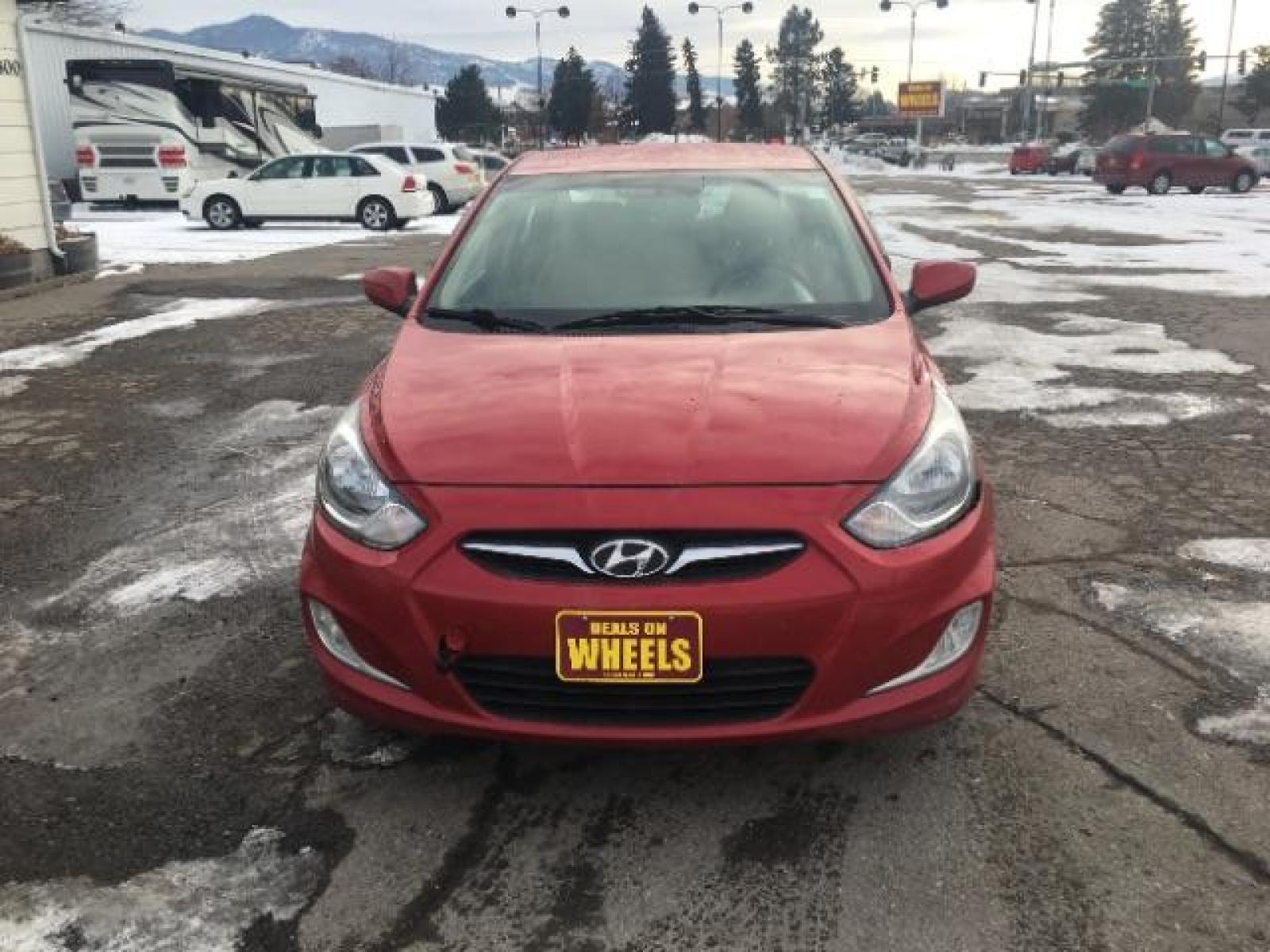 2012 Hyundai Accent GLS 4-Door (KMHCU4AE0CU) with an 1.6L L4 DOHC 16V engine, located at 1821 N Montana Ave, Helena, MT, 59601, (406) 543-1986, 46.603153, -112.020531 - Photo #1