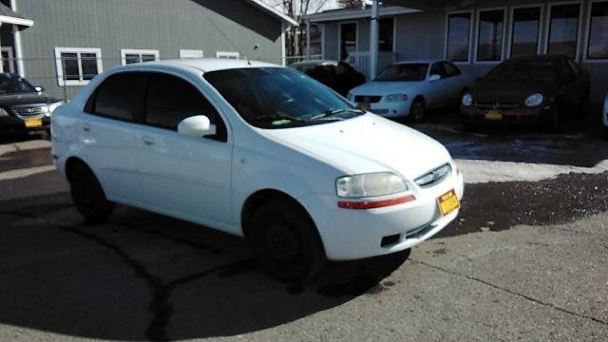 2006 Chevrolet Aveo LS Sedan (KL1TD56646B) with an 2.2L L4 DOHC 16V engine, 5-Speed Manual transmission, located at 1821 N Montana Ave, Helena, MT, 59601, (406) 543-1986, 46.603153, -112.020531 - Photo #2