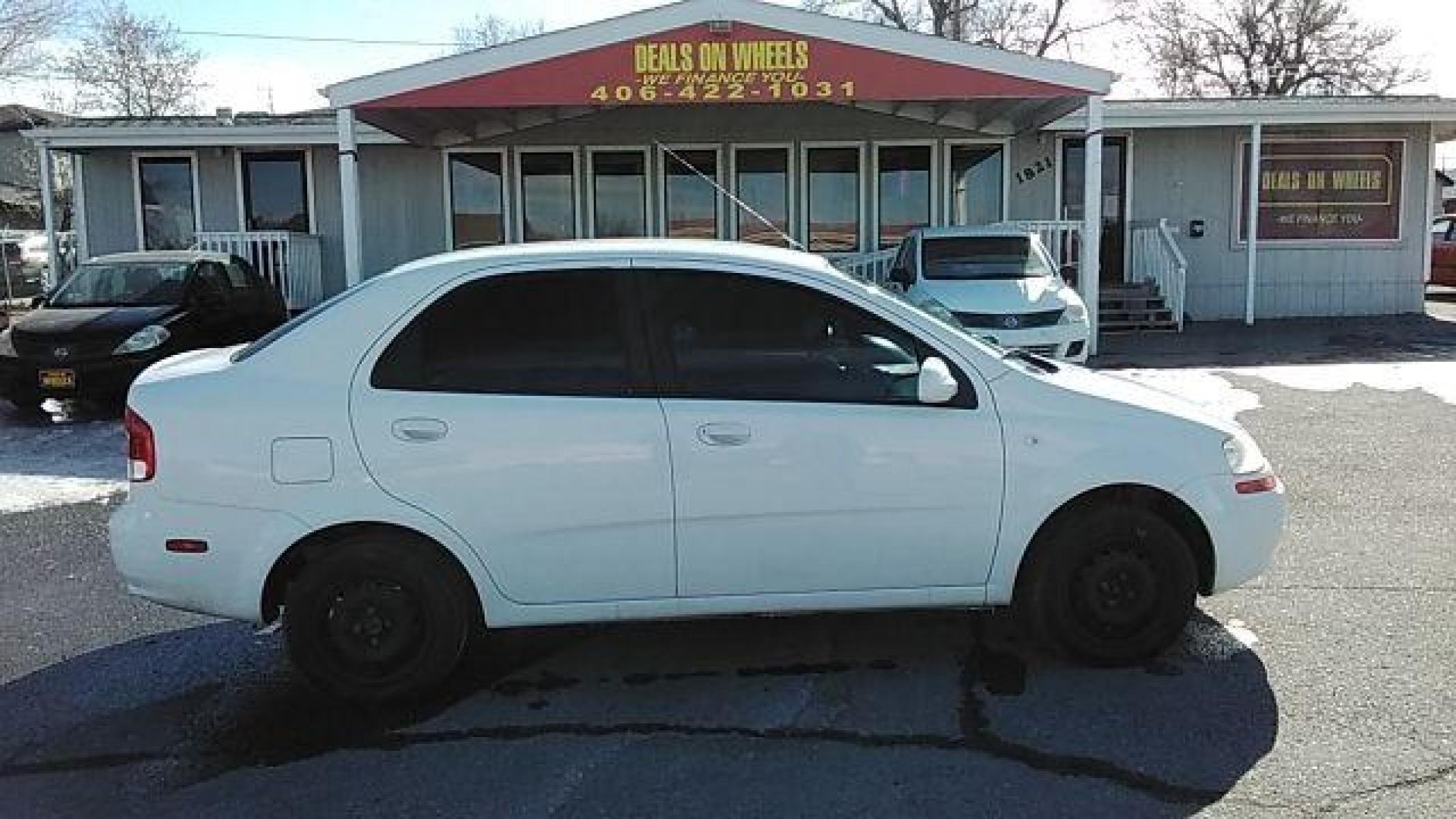 2006 Chevrolet Aveo LS Sedan (KL1TD56646B) with an 2.2L L4 DOHC 16V engine, 5-Speed Manual transmission, located at 1821 N Montana Ave, Helena, MT, 59601, (406) 543-1986, 46.603153, -112.020531 - Photo #3