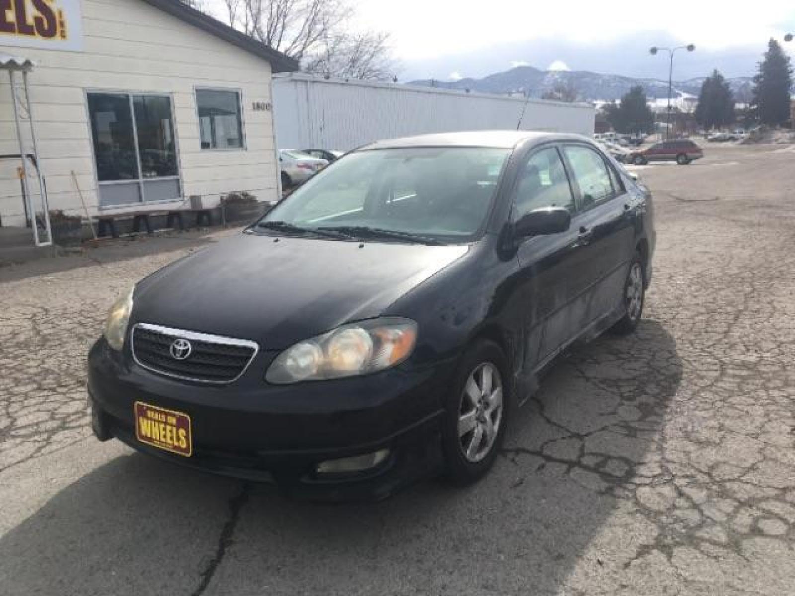 2007 Black Sand Pearl Toyota Corolla S (1NXBR32E37Z) with an 1.8L L4 DOHC 16V engine, located at 1821 N Montana Ave, Helena, MT, 59601, (406) 543-1986, 46.603153, -112.020531 - Photo #0