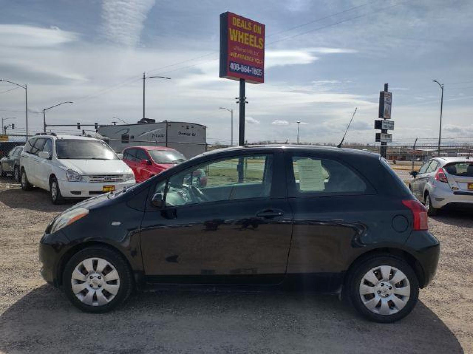2008 Toyota Yaris Liftback (JTDJT923985) with an 1.5L L4 DOHC 16V engine, 4-Speed Automatic transmission, located at 4801 10th Ave S,, Great Falls, MT, 59405, (406) 564-1505, 47.494347, -111.232239 - Photo #1