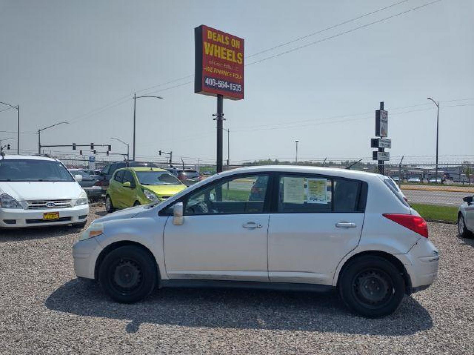 2008 Nissan Versa 1.8 S (3N1BC13E78L) with an 1.8L L4 DOHC 16V engine, located at 4801 10th Ave S,, Great Falls, MT, 59405, (406) 564-1505, 47.494347, -111.232239 - Photo #1