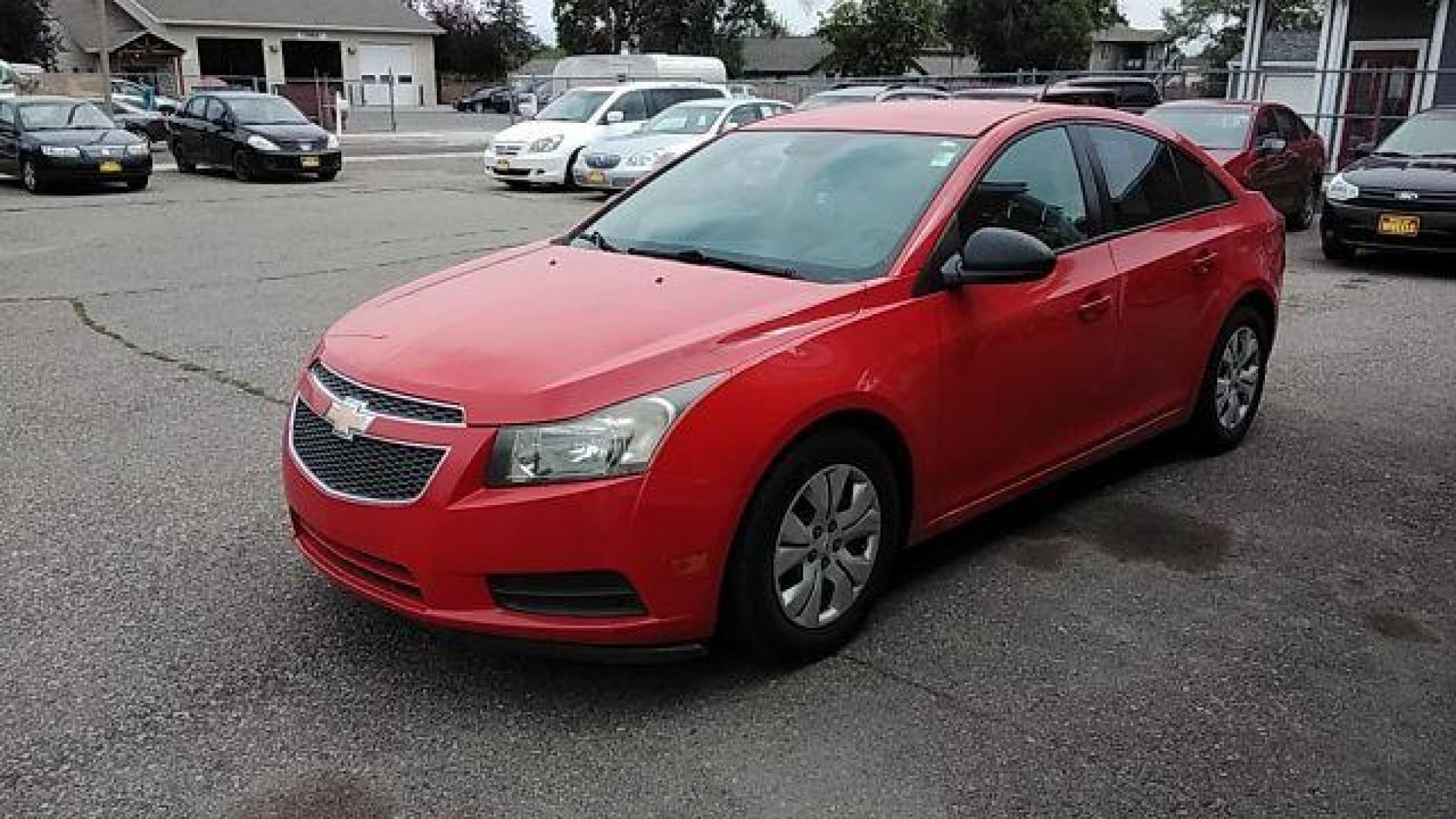 2014 Chevrolet Cruze LS Auto (1G1PA5SH0E7) with an 1.8L L4 DOHC 16V FFV engine, 6-Speed Automatic transmission, located at 1821 N Montana Ave, Helena, MT, 59601, (406) 422-1031, 46.603447, -112.022781 - Photo #0