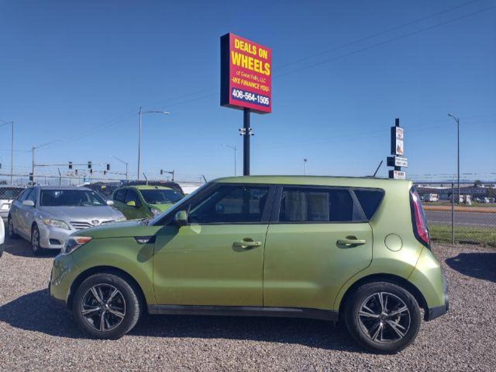 2014 Kia Soul Base (KNDJN2A23E7) with an 1.6L L4 DOHC 16V engine, located at 4801 10th Ave S,, Great Falls, MT, 59405, (406) 564-1505, 47.494347, -111.232239 - Photo #1