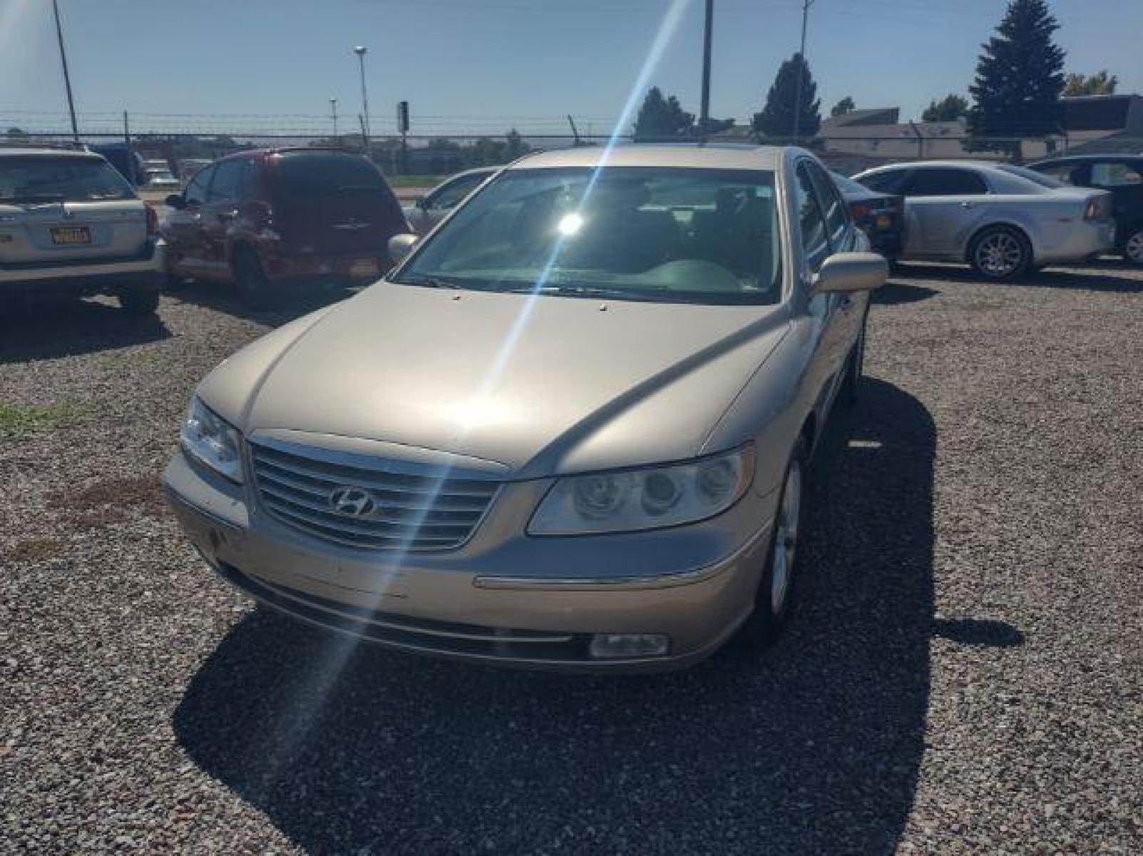 2007 Hyundai Azera Limited (KMHFC46F77A) with an 3.8L V6 DOHC 24V engine, 5-Speed Automatic transmission, located at 4801 10th Ave S,, Great Falls, MT, 59405, (406) 564-1505, 47.494347, -111.232239 - Photo #0